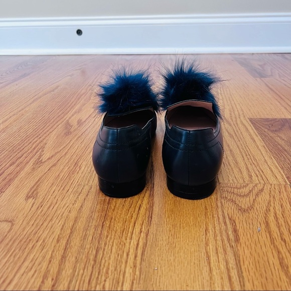 Sante Borella Womens Navy Flats With Pom-Pom Size 9​​ - Picture 5 of 6